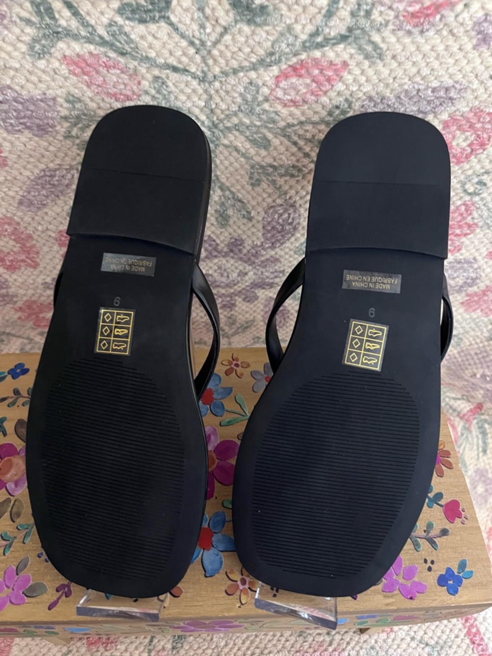 NWT Jeffrey Campbell Black Kierra Thong Sandals - Picture 5 of 11